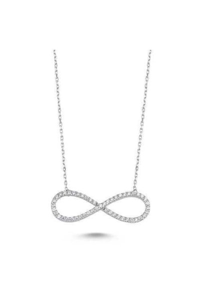 ERKOÇ JEWELLERY 925 Ayar Gümüş Sonsuzluk Kolye