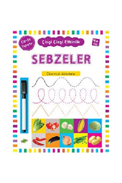 Kukla Yayınları Sebzeler 4 Yaş ve Üstü - Çizgi Çizgi Etkinlik