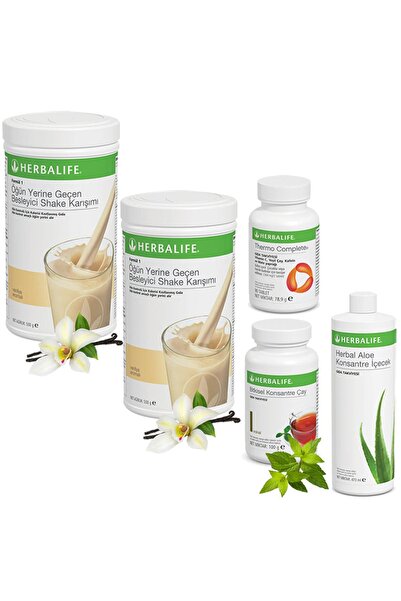 Herbalife Shake Vanilya 2 - Çay Klasik 100 Gr - Aloe Vera - Thermo