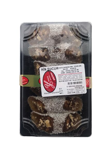Yaşar Şekerleme Hindistan Cevizli Sucuk Lokum 400gr