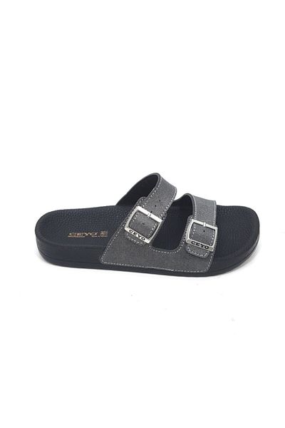 Ceyo Papuci de damă Bahama-11 Anatomical Silver - cu dungi duble