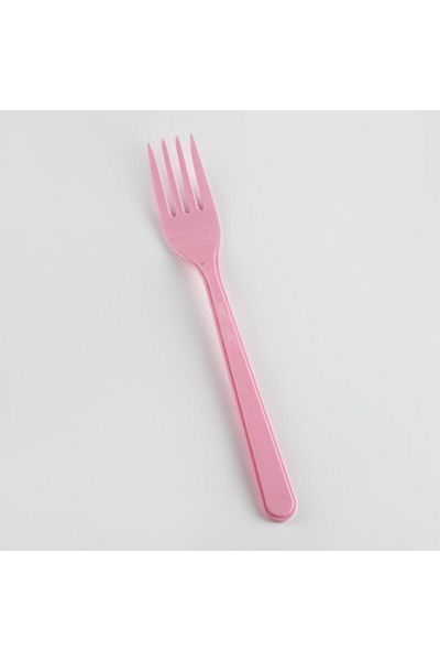 LAVİNİA Pink 25-Piece Plastic Fork