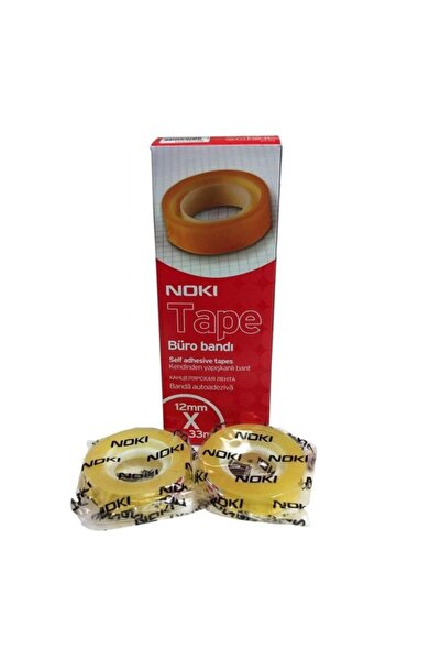 Noki 1233 Bandă celofan 12mmx33m 12 Li (1 pachet 12 bucăți)