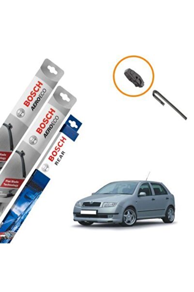 Bosch Skoda Fabia Muz Silecek Takımı Ön Arka Aeroeco 1999-2008