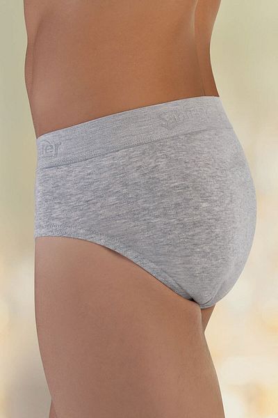Şahinler 6 Pieces Men's Lycra Single Jersey Briefs Slip Gray Me063