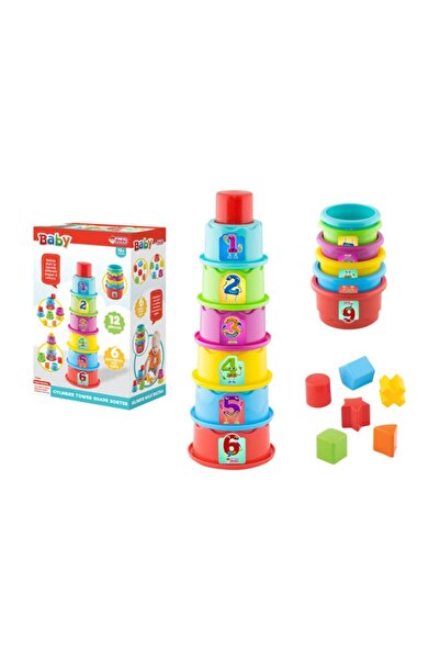 DEDE Oyuncak Baby Silindir Kule Bultak