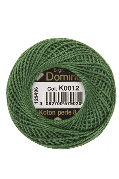 domino Πράσινο Κεντημένο Domino Koton - Perle No 8, Σχοινί K0012