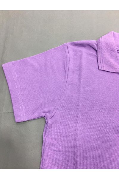 1983 GÖKKUŞAĞI KİDS ÇOCUKLARIN RENKLİ DÜNYASI Tricou cu gât polo de culoare uni