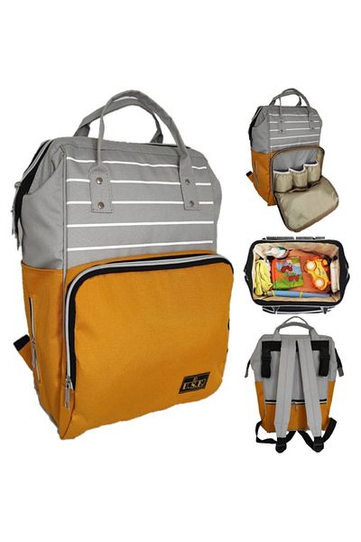 USF Baby Care Bag Mother Baby Care Backpack Striped