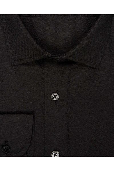 SÜVARİ Αντιβακτηριακό Slim Fit Ανδρικό πουκάμισο με σχέδιο