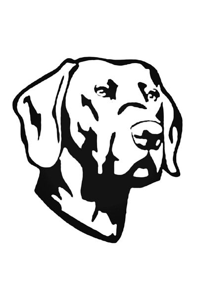 Universal Αυτοκόλλητο Labrador Retriestyle Αυτοκόλλητο Αυτοκόλλητο Τοίχου Αυτοκινήτου 20 εκ