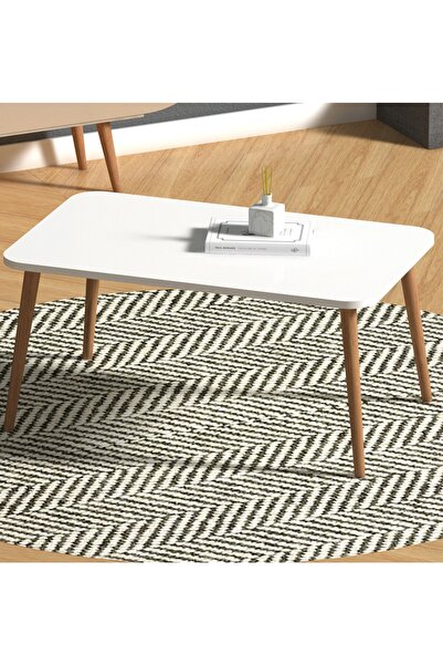 Monte Sehpa Roma Zigon Bck Sehpa Ve Soul Orta Sehpa Beyaz Set