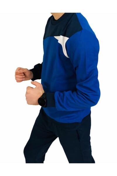 Albayrak Spor Erkek Lacivert Dar Paça Antrenman Eşofman Takımı /S-2xl Arası