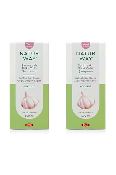 Otacı Naturway Garlic Shampoo - Set of 2 X 500 Ml