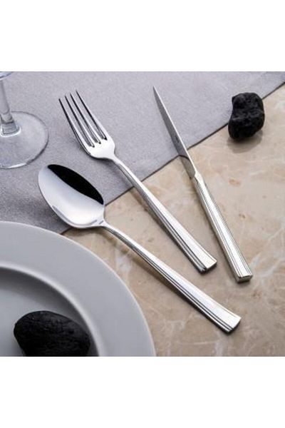 Nehir Katre Fork Spoon Knife Set 89 Pcs. Fork Spoon Knife Set