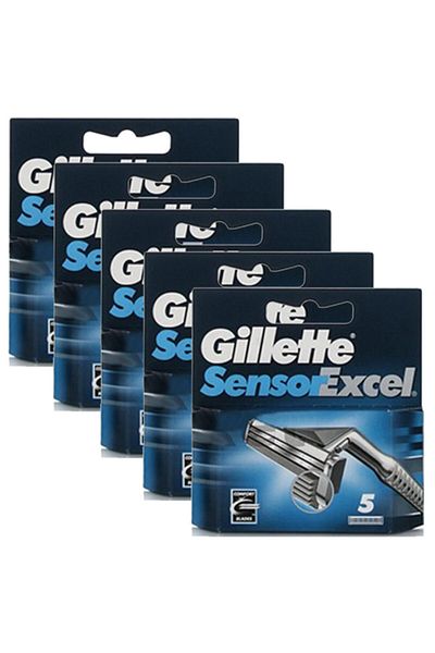 Gillette Sensor Excel 5-Pack Replacement Razor X 5 Pack