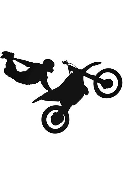 Universal Αυτοκόλλητο Motocross Freestyle Αυτοκόλλητο Αυτοκόλλητο Τοίχου Αυτοκινήτου Αυτοκόλλητο Σπιτιού Διακοσμητικό Αυτοκόλλητο 20cm