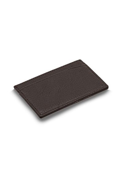 Musoo Θήκη για κάρτες Unisex Brown από γνήσιο δέρμα 1415 Admsc1415