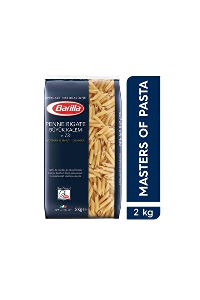 Barilla Uzun Penne Makarna Rigate No.73 2kg