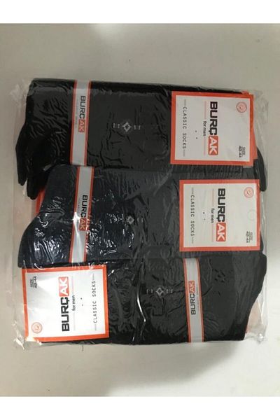 BURÇAK 12 Men's Cotton Socks