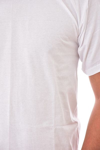 Seher Men's White Half Sleeve Undershirt 6 Pieces 0003
