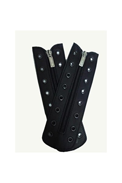 Lider Siyah Renk Bot Fermuarı Siyah Renk 1.kalite Çift Katlı Hakiki Deri