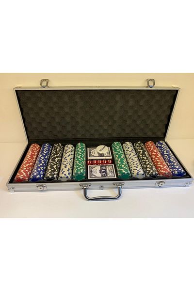 Ks Games Special Bag Poker Game Set Paper Playing Card Deck 500 Chips