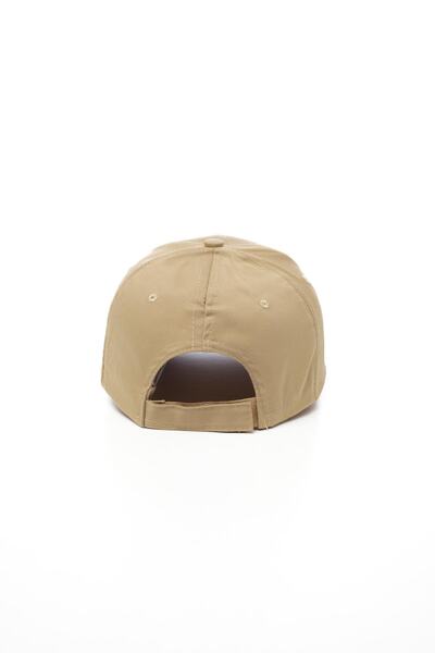 OnMyHead Unisex Beige Basic Cap