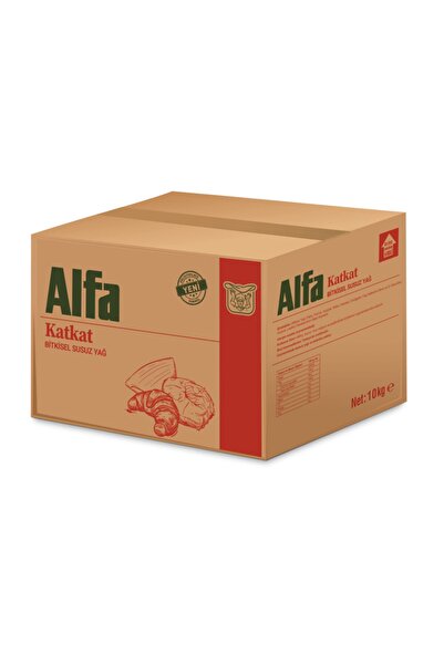 Alfa Katkat Yağı (susuz Yağ ) 10kg Börek Ve Unlu Mamuller Için