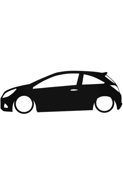 Universal ملصق حائط لتزيين المنزل من Opel Corsa Low Auto Arma مقاس 20 سم