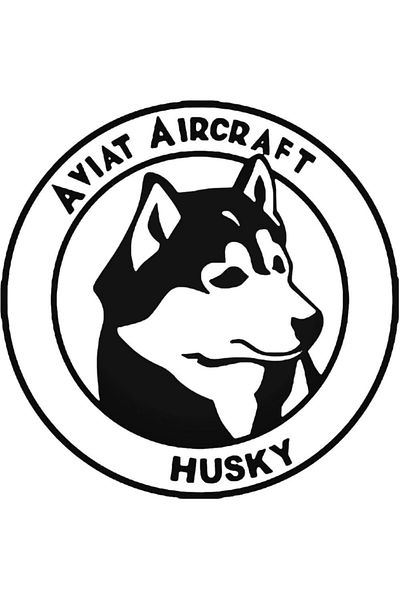 Universal Αυτοκόλλητο τοίχου Aviat Husky 10 Aviation Car Auto Rigging 20 cm
