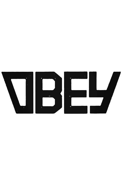 Universal Obey Skinny Text Αυτοκόλλητο Skateboard Car Auto Rigging Αυτοκόλλητο τοίχου Διακοσμητικό Αυτοκόλλητο Σπιτιού 20cm