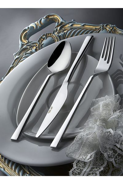 Yetkin Lara Dining Knife Satin 12 Pieces