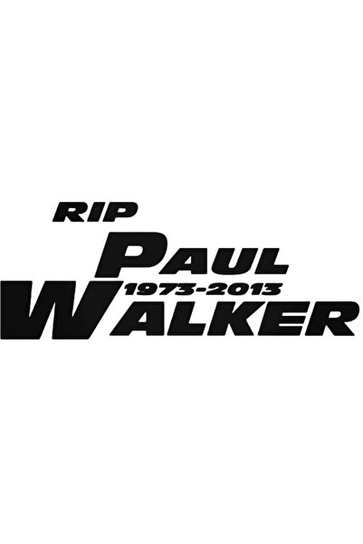 Universal ملصق حائط من Rip Paul Walker Fast Furious 1 لتزيين السيارة والسيارة...