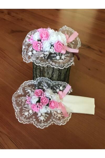 Azebu Mother K Maternity Crown with Pink Bow