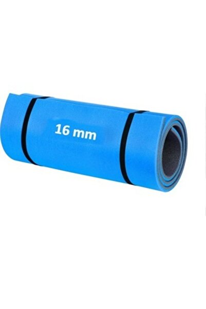 instatech Aerobik Minderi 16 Mm - 180 X 60 Cm - Çift Taraflı Mavi-siyah