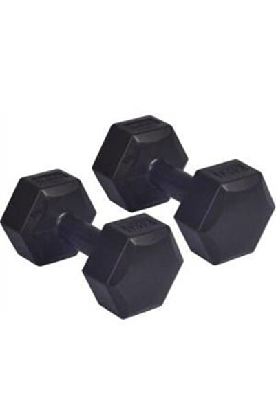 BUSSO Cmt-60 Köşeli Plastik Dambıl Set (6 Kg*2 Adet)