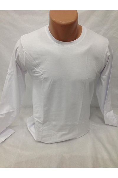 Tutku Ανδρικό μακρυμάνικο εσώρουχο Elite Elestan Crew Neck 2 τεμαχίων Λευκό