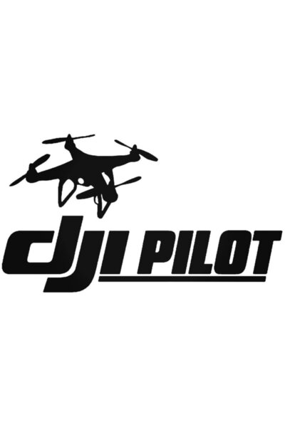 Nigomigo Dji Pilot Drone Plane Sticker Araba Oto Arma Duvar Çıkartma 20 cm