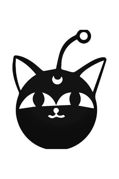 Nigomigo Sailor Moon Robot Cat Sticker Car Auto Rigging Wall Sticker 20cm