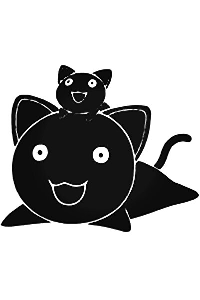 Genel Markalar Azumanga Daioh Cute Cats Manga Anime Sticker Araba Oto Arma Du...