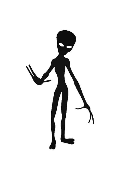 Universal 37 Αυτοκόλλητο Alien Car Auto Arma Αυτοκόλλητο τοίχου 20 εκ