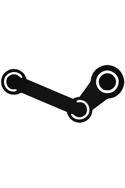 Universal Αυτοκόλλητο Steam Logo Gaming Αυτοκόλλητο Αυτοκόλλητο Αυτοκόλλητο Τοίχου Car Auto Rigging 20 cm