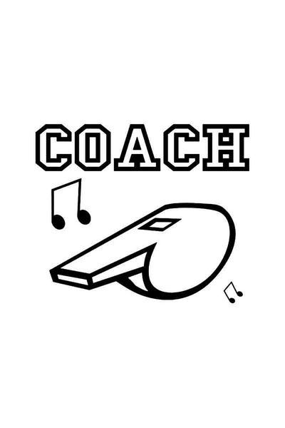 Universal Αυτοκόλλητο Coach Sports Αυτοκόλλητο Αυτοκόλλητο Αυτοκινήτου Αυτοκόλλητο Τοίχου 20cm
