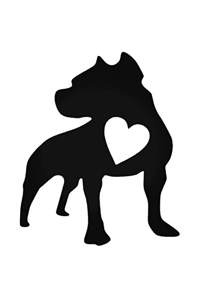 Universal بيتبول مع القلب V1 السيارات تزوير الجدار ملصق ديكور المنزل صائق 20 سم