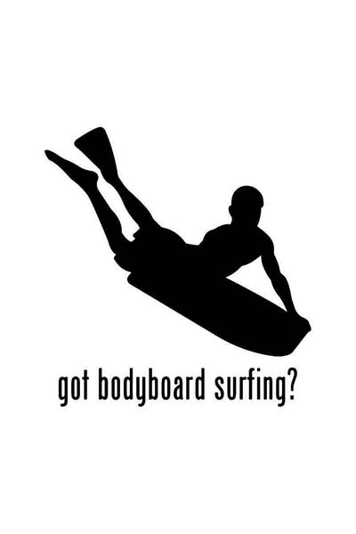 Universal Έχει αυτοκόλλητο Bodyboard Surfing Αυτοκόλλητο Αυτοκόλλητο Τοίχου Αυτοκινήτου 20cm