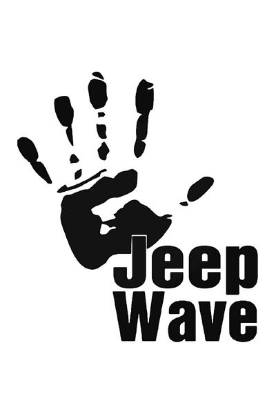 Universal Αυτοκόλλητο Jeep Hand Wave 1 Αυτοκόλλητο Αυτοκόλλητο Τοίχου Αυτοκινήτου 20cm