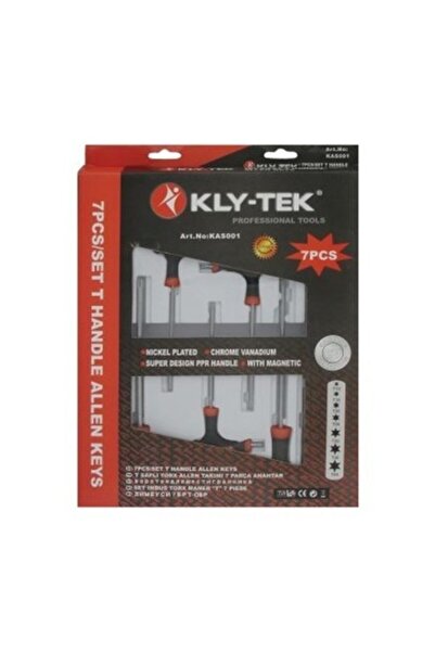 Klytek طقم توركس ألين مكون من 7 قطع بمقبض على شكل حرف T