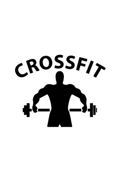 Universal Crossfit Sticker Car Auto Crest Wall Sticker 20 cm