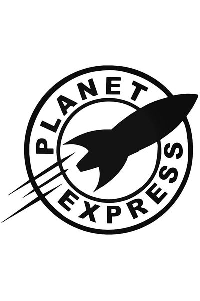 Universal Αυτοκόλλητο Futurama Planet Express 961 Αυτοκόλλητο Αυτοκόλλητο Τοίχου Αυτοκινήτου 20cm